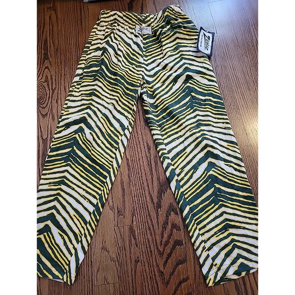 Zubaz Green Bay Packers NFL Pants Youth Medium 10-12 NWT Sweatpants - Picture 6 of 8